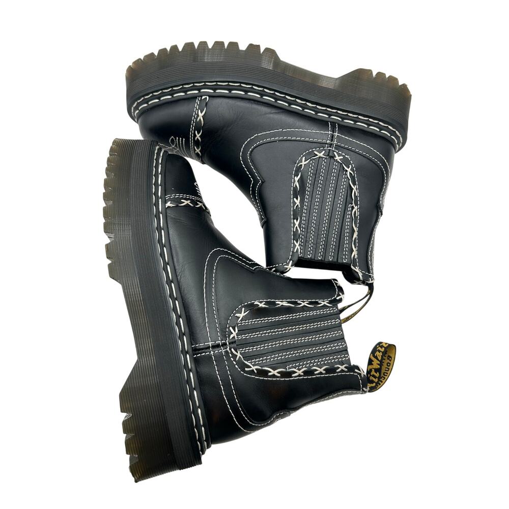 NEW DR Martens 2976 GOTHIC AMERICANA PLATFORM CHELSEA Limited Edition Quad SZ8 - Picture 2 of 10